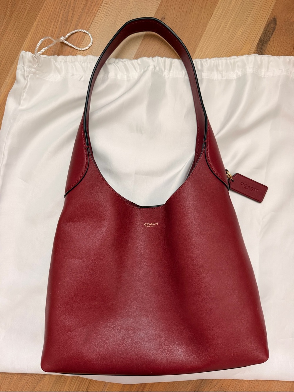 COACH Brooklyn Shoulder Bag 28 Discontinued Red